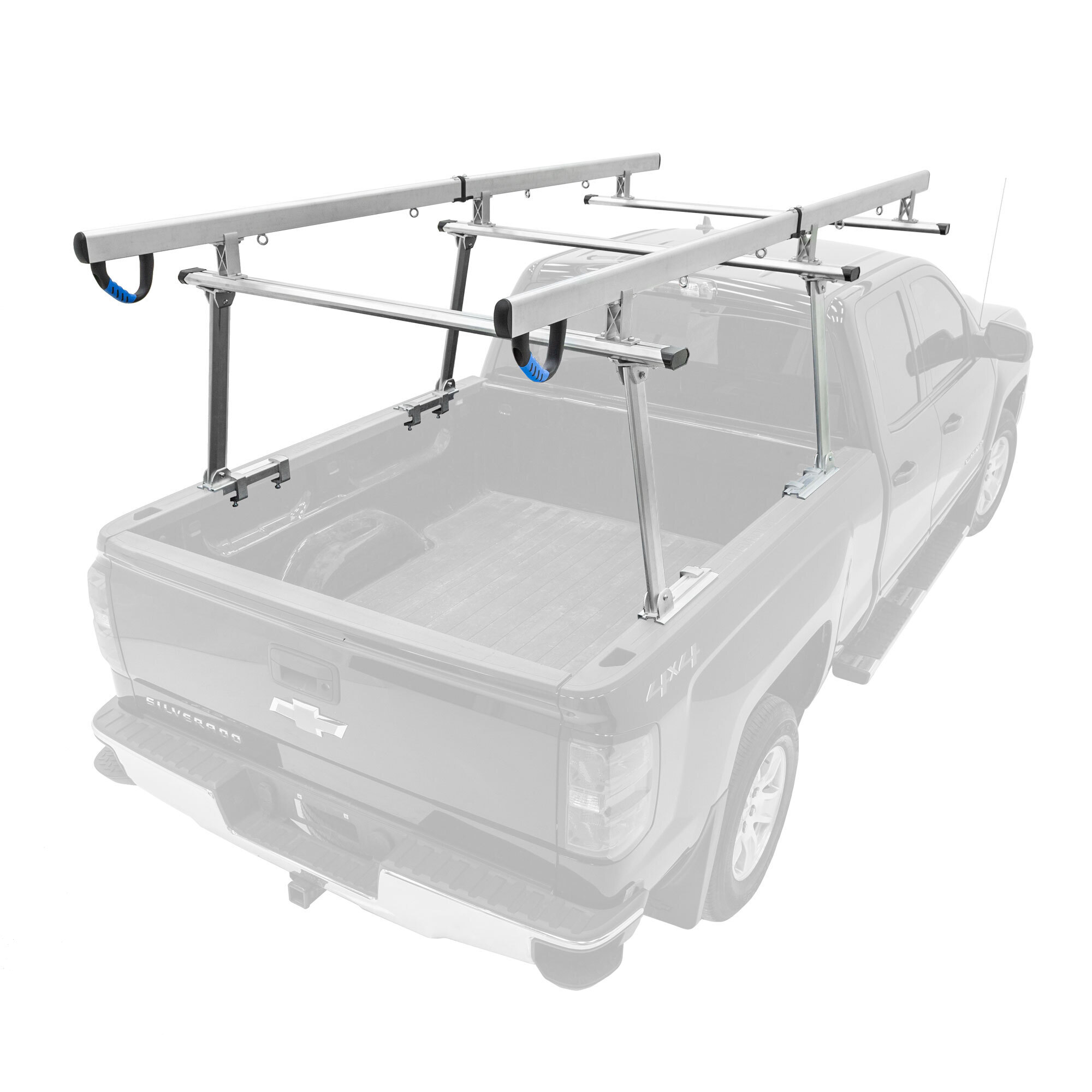 Elevate Outdoor, Alum. Universal Over-Cab Truck Rack, Load Capacity 800 lb, Material Aluminum, Model# UPUT-RACK-ALUM-V2